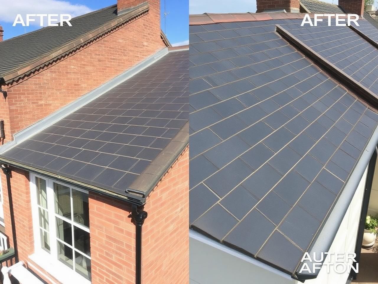 After: Full slate re-roof